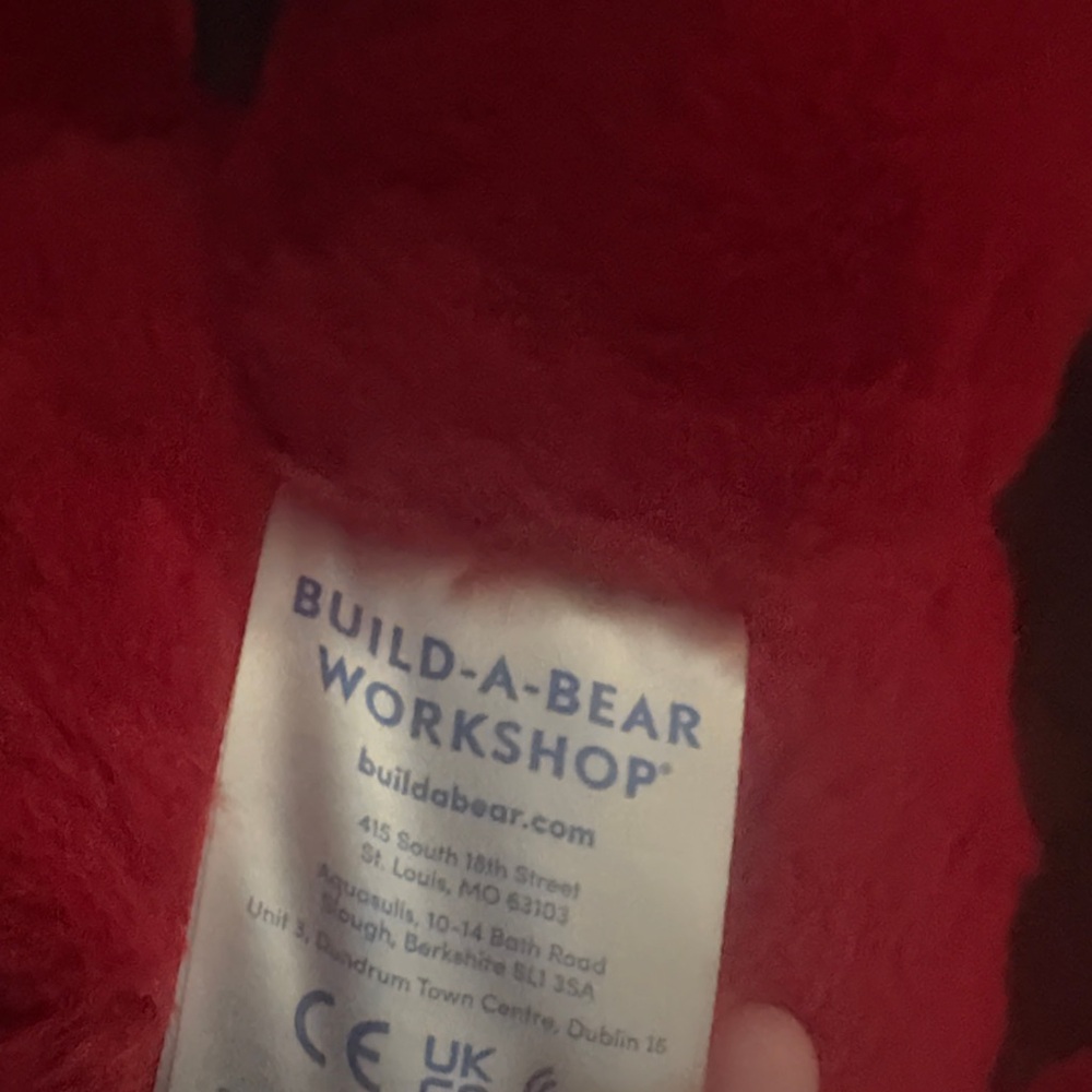 Red Build-A-Bear monkey - Picture 3 of 5